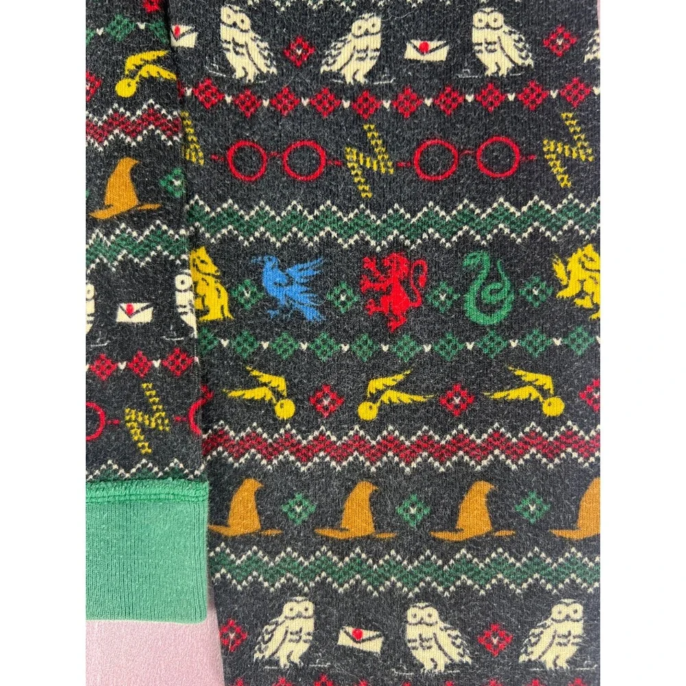 Hanna Andersson Harry Potter Pajamas Kids 8 Fair Isle Organic Cotton PJ Set